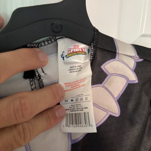 NWOT Marvel Spidey and His Amazing Friends Black Costume – Miles Morales 3T/4T - Picture 3 of 5